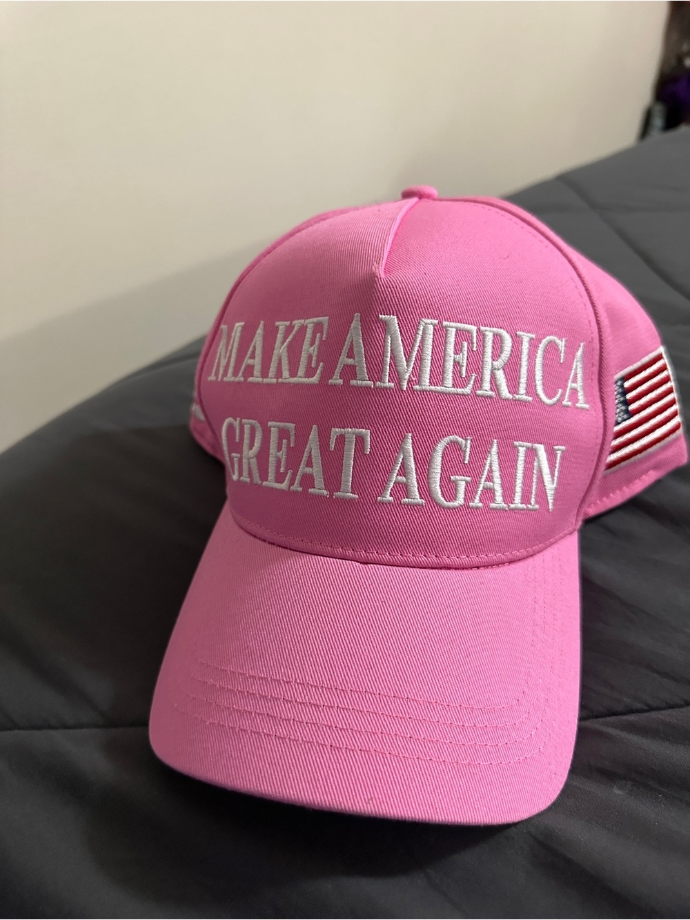 Pink "Make America Great Again" Embroidered Baseball Cap